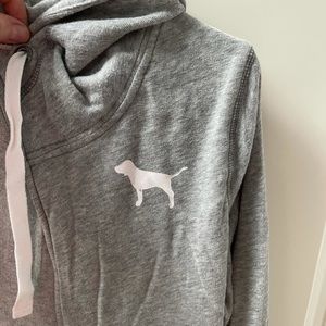 Grey Tunic Length Victoria’s Secret PINK Hoodie M